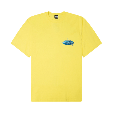 Stussy Wave Oval Tee 'Lemon'