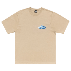 Stussy Wave Oval Tee 'Khaki'