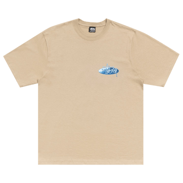 Stussy Wave Oval Tee 'Khaki'