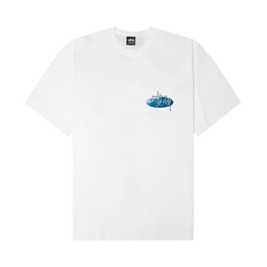 Stussy Wave Oval Tee 'White'
