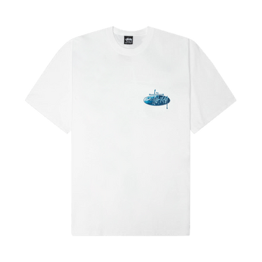 Stussy Wave Oval Tee 'White'