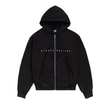 Stussy S Box Zip Hoodie 'Black'