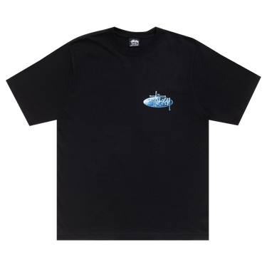 Stussy Wave Oval Tee 'Black'