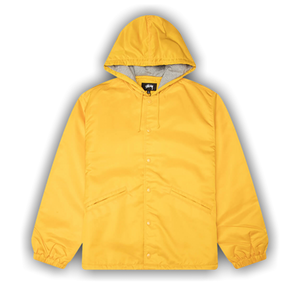 Stussy Hooded Coaches Jacket 'Yellow'