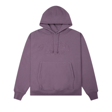 Stussy Gear Applique Hoodie 'Purple'