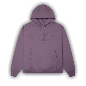 Stussy Gear Applique Hoodie 'Purple'