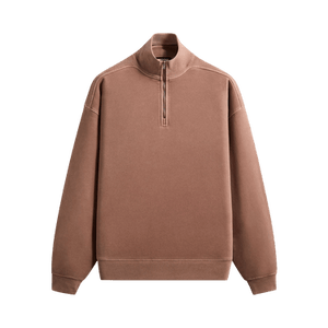 Kith 101 Sueded Fleece Nelson Quarter Zip 'Dusty Mauve'