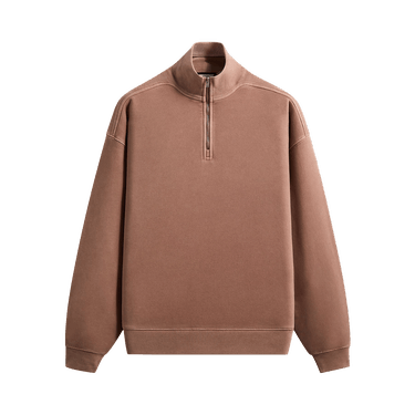 Kith 101 Sueded Fleece Nelson Quarter Zip 'Dusty Mauve'