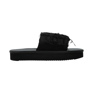 Rick Owens DRKSHDW Wmns Denim Imbottiti Slide Sandal 'Black'