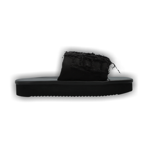 Rick Owens DRKSHDW Wmns Denim Imbottiti Slide Sandal 'Black'