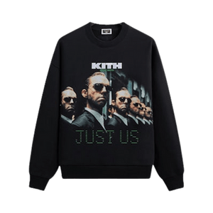 Kith For The Matrix Just Us Vintage Nelson Crewneck 'Black'