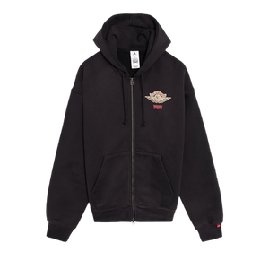 Air Jordan x Levi's Zip Hoodie 'Black/Pale Ivory/Gym Red'