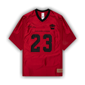 Air Jordan x Levi's Jersey 'Gym Red/Black/Pale Ivory'