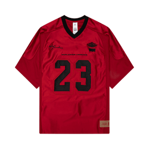 Air Jordan x Levi's Jersey 'Gym Red/Black/Pale Ivory'