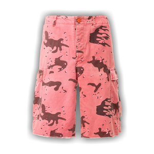 Hellstar Camo Shorts 'Pink'