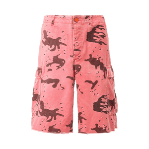 Hellstar Camo Shorts 'Pink'