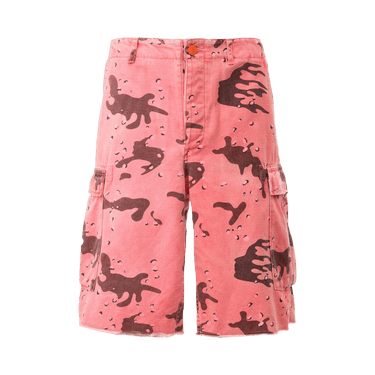 Hellstar Camo Shorts 'Pink'