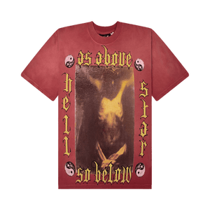 Hellstar As Above So Below T-Shirt 'Red'