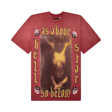 Hellstar As Above So Below T-Shirt 'Red'