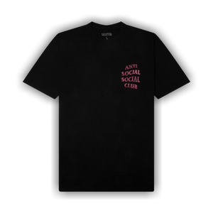 Anti Social Social Club Rhinestone Mind Games T-Shirt 'Black/Pink'