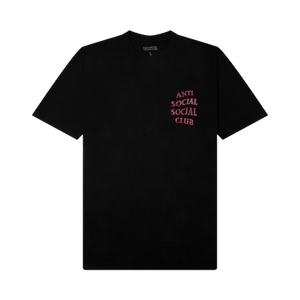 Anti Social Social Club Rhinestone Mind Games T-Shirt 'Black/Pink'