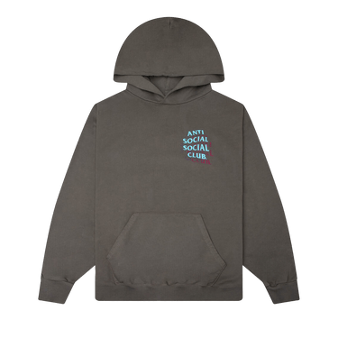 Anti Social Social Club Distressed Hoodie 'Grey'