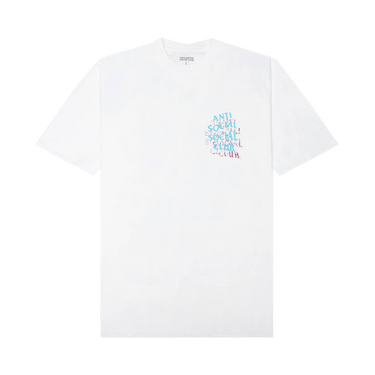 Anti Social Social Club Distressed T-Shirt 'White'