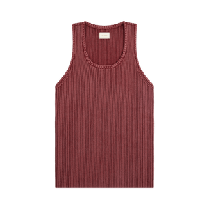 Aimé Leon Dore Stone Washed Knit Tank Top 'Henna'