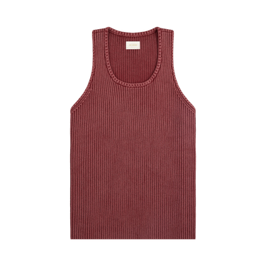Aimé Leon Dore Stone Washed Knit Tank Top 'Henna'