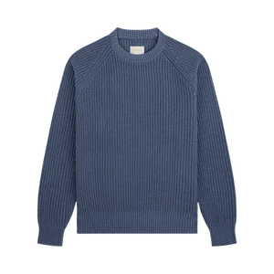 Aimé Leon Dore Knit Denim Crewneck Sweater 'Medium Indigo'