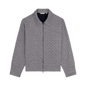 Aimé Leon Dore Textured Zip Shirt 'Navy Multi'