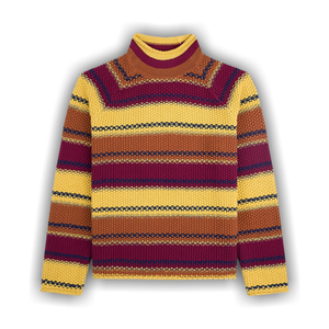 Aimé Leon Dore Striped Rollneck Sweater 'Petunia Stripe'