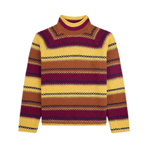 Aimé Leon Dore Striped Rollneck Sweater 'Petunia Stripe'