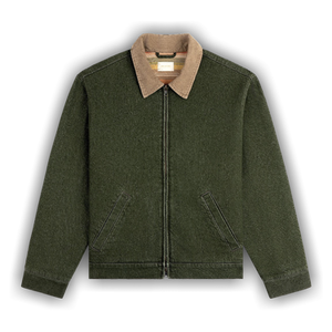 Aimé Leon Dore Denim Zip Jacket 'Olive Wash'