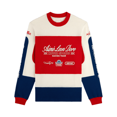 Aimé Leon Dore Long-Sleeve Mesh Enduro Tee 'Mars Red'