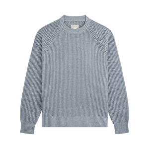 Aimé Leon Dore Knit Denim Crewneck Sweater 'Light Indigo'