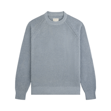 Aimé Leon Dore Knit Denim Crewneck Sweater 'Light Indigo'