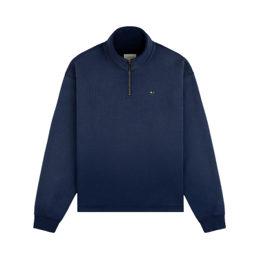 Aimé Leon Dore Sun Faded Crest Quarter Zip 'Naval Academy'