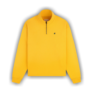 Aimé Leon Dore Sun Faded Crest Quarter Zip 'Mimosa'