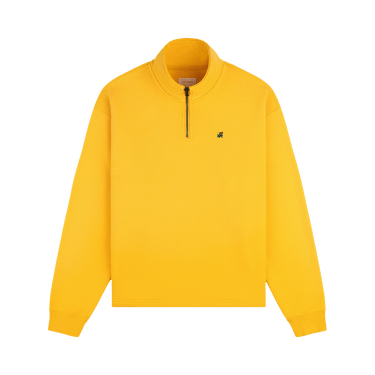 Aimé Leon Dore Sun Faded Crest Quarter Zip 'Mimosa'