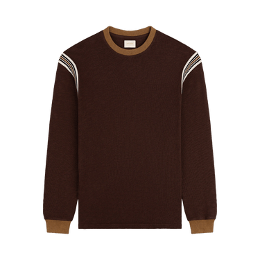 Aimé Leon Dore Long-Sleeve Slub Tee 'Coffee Bean'