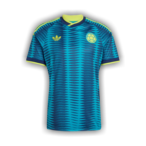 Adidas Colombia 26 Away Jersey 'Team Navy Blue/Mystery Petrol'