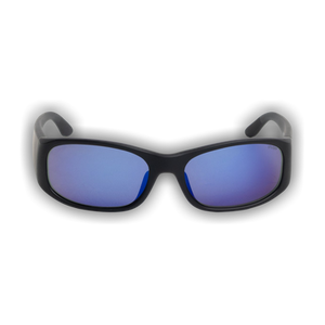 Stussy Mikey Sunglasses 'Rubber Black/Polarized Dark Blue Lens'