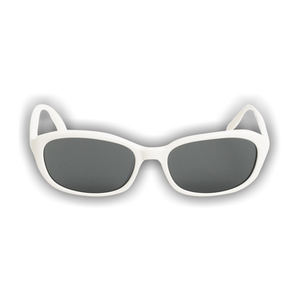 Stussy Eli Sunglasses 'Cloud/Black Lens'