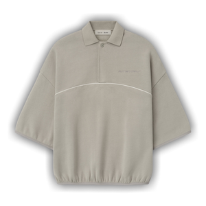 Fear of God Essentials Active Trace Quarter Sleeve Modern Polo 'Seal'