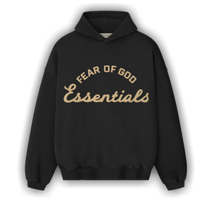 Fear of God Essentials 90's Hoodie 'Faded Black'