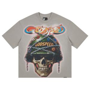 Godspeed Badges Of Honor T-Shirt 'Wolf Grey'