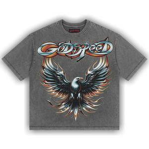 Godspeed Eagle Eye T-Shirt 'Grey Wash'