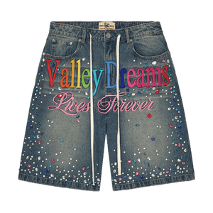 Vale Forever Ice Cream Jorts 'Light Rinse'