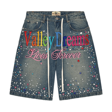 Vale Forever Ice Cream Jorts 'Light Rinse'